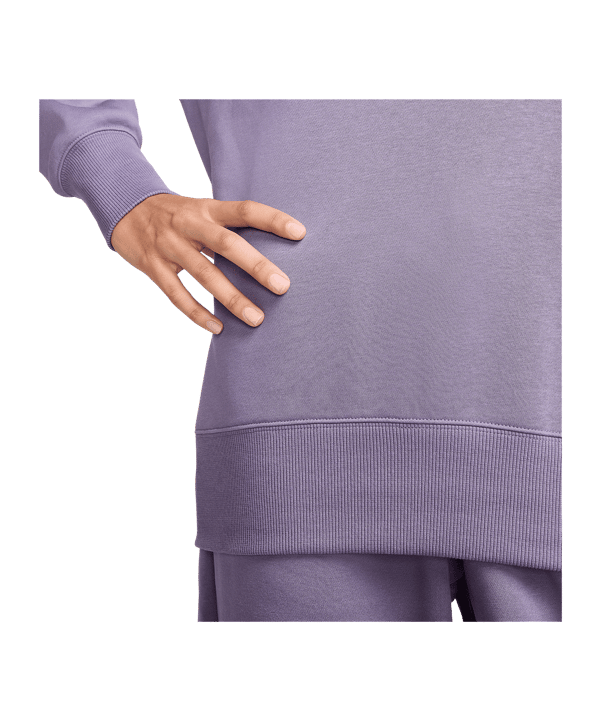 Nike Phoenix Fleece Sweatshirt Damen Lila F509 - lila