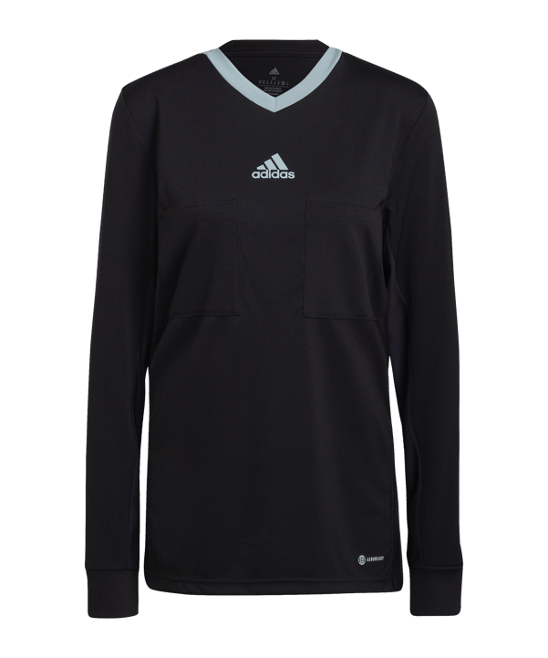 adidas Referee 22 Trikot langarm Schwarz - schwarz