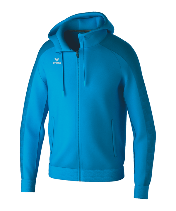 Erima EVO STAR Kapuzenjacke Blau - blau