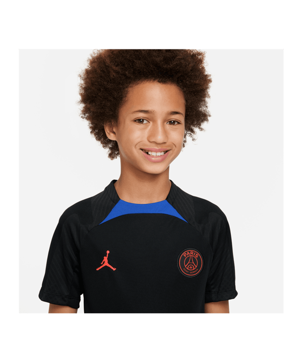 Nike Paris St. Germain Strike Trainingsshirt Kids Schwarz F011 - schwarz
