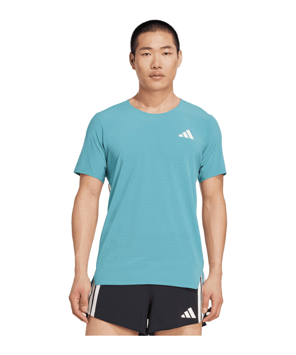 adidas Adizero Running T-Shirt Blau - blau