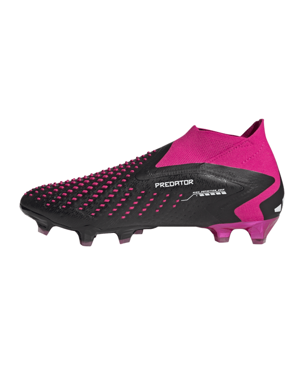 adidas Predator Accuracy+ FG Own Your Football Schwarz Weiss Pink - schwarz