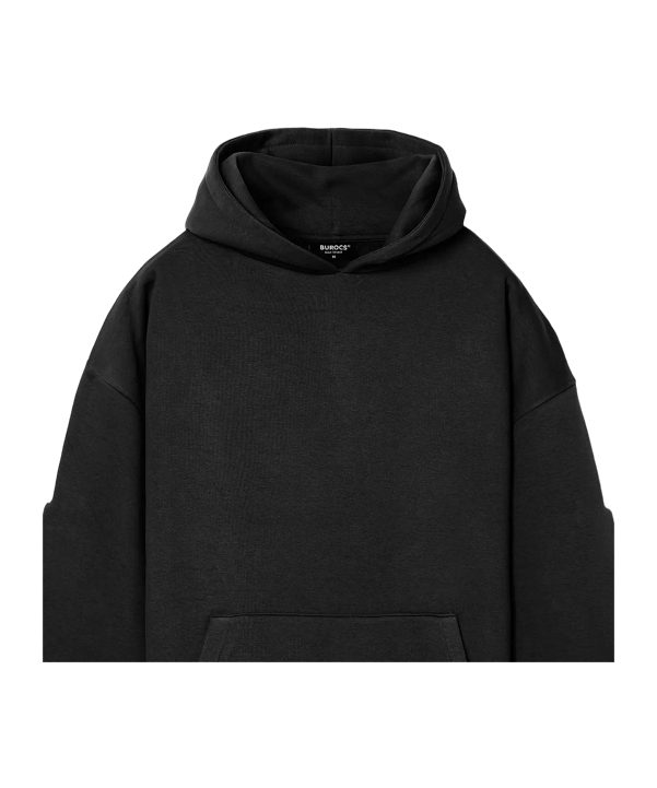 Burocs Basic Hoody Schwarz - schwarz