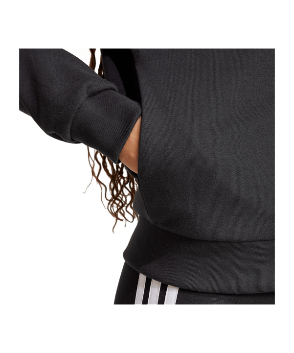 adidas Essentials Kapuzenjacke Damen Schwarz - schwarz