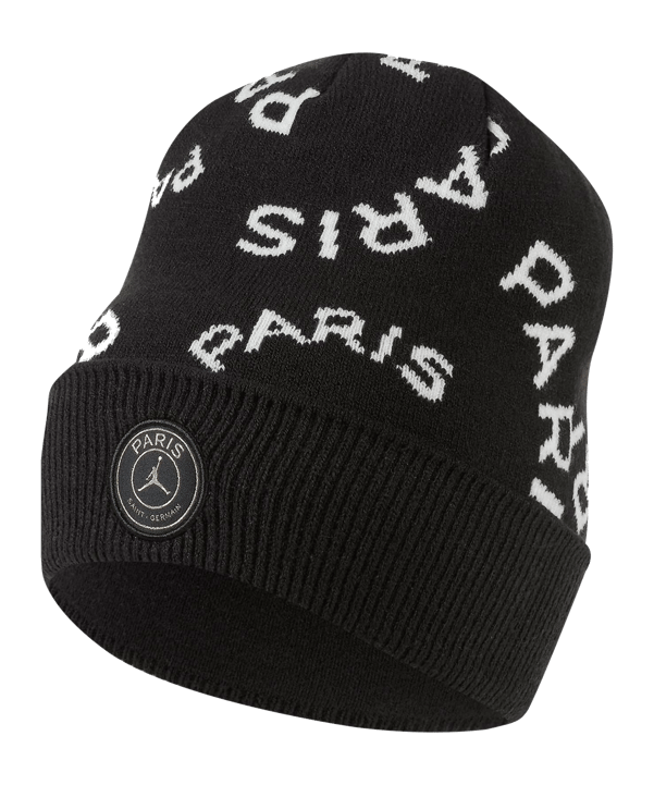 Jordan X PSG Cuffed Mütze Schwarz F010 - schwarz