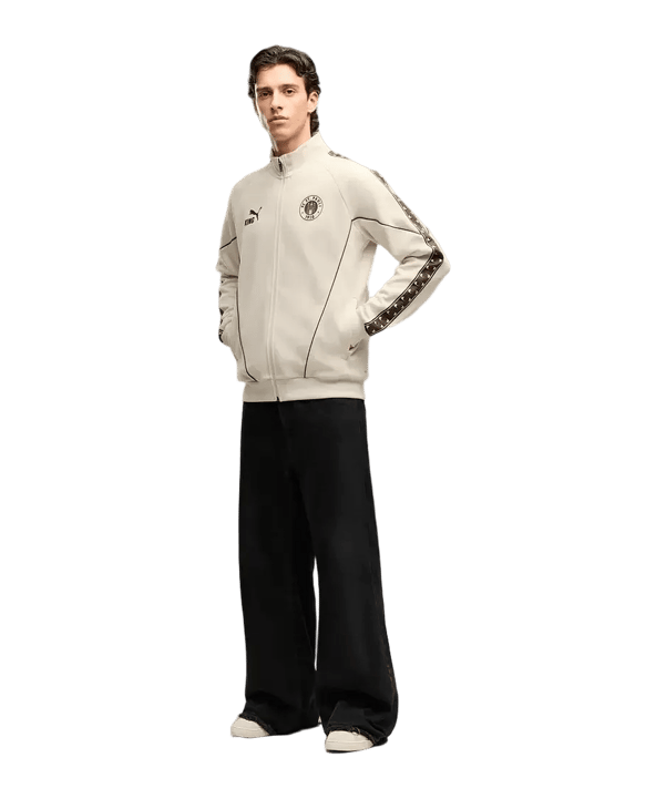 PUMA FC St. Pauli KING Anthem Veste Blanc C10 - blanc