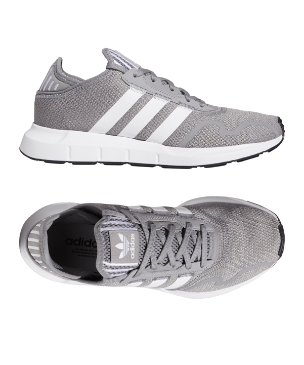 adidas Originals Swift Run X Grau Weiss - grau