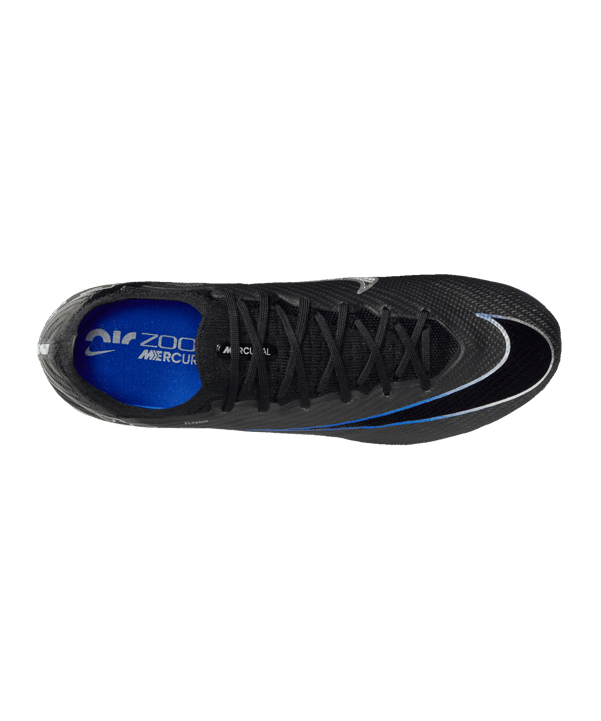 Nike Air Zoom Mercurial Vapor XV Elite FG Shadow Schwarz Silber Blau F040 - schwarz