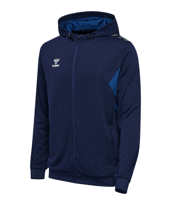 Hummel Authentic Pl Kapuzenjacke Blau F7026 - blau