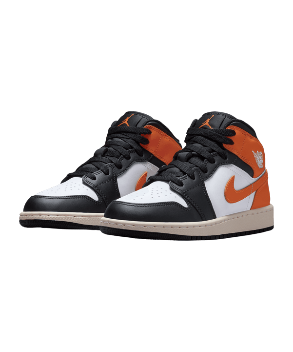 Nike Air Jordan 1 Mid Kids Schwarz F801 - schwarz