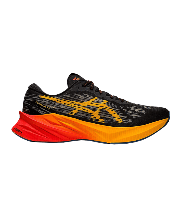 Asics Novablast 3 Schwarz Gelb F001 - schwarz