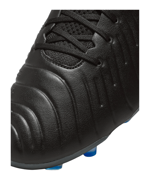 Nike Tiempo Legend X Elite FG Shadow Schwarz Silber Blau F040 - schwarz
