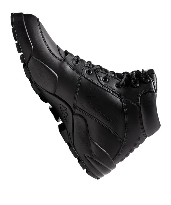 Nike Rhyodomo Leather Winterstiefel Schwarz F001 - schwarz