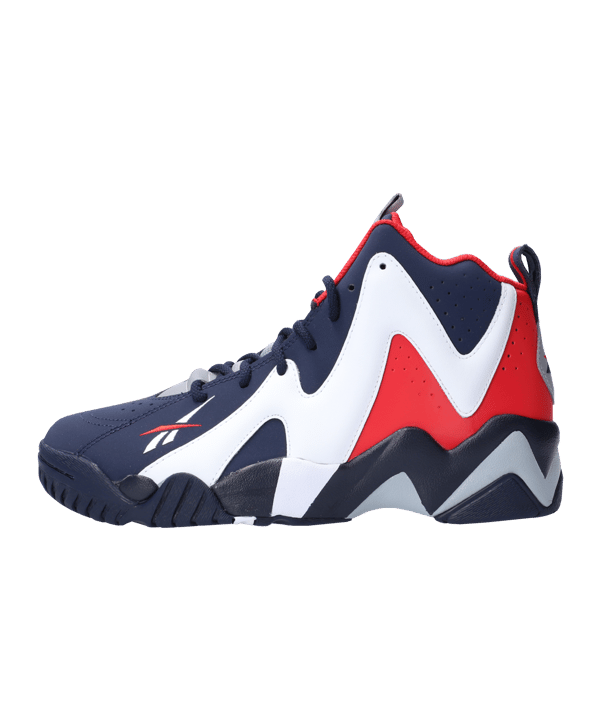 Reebok Kamikaze II High Blau Weiss Rot - blau
