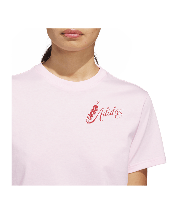 adidas Mind Body & Spirit T-Shirt Damen Rosa - rosa