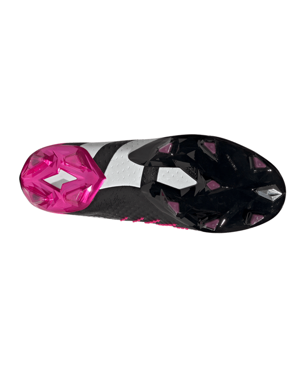 adidas Predator Accuracy+ FG Own Your Football Schwarz Weiss Pink - schwarz