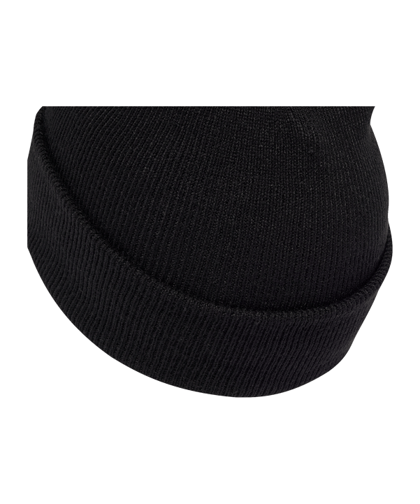 adidas New Logo Beanie Schwarz - schwarz