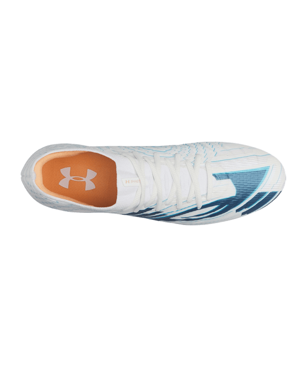 Under Armour Shadow Pro 4 FG Boundless Blue Weiß F100 - weiss