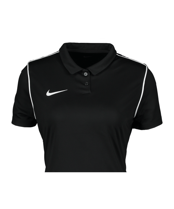 Nike Park 20 Poloshirt Damen Schwarz Weiss F010 - schwarz