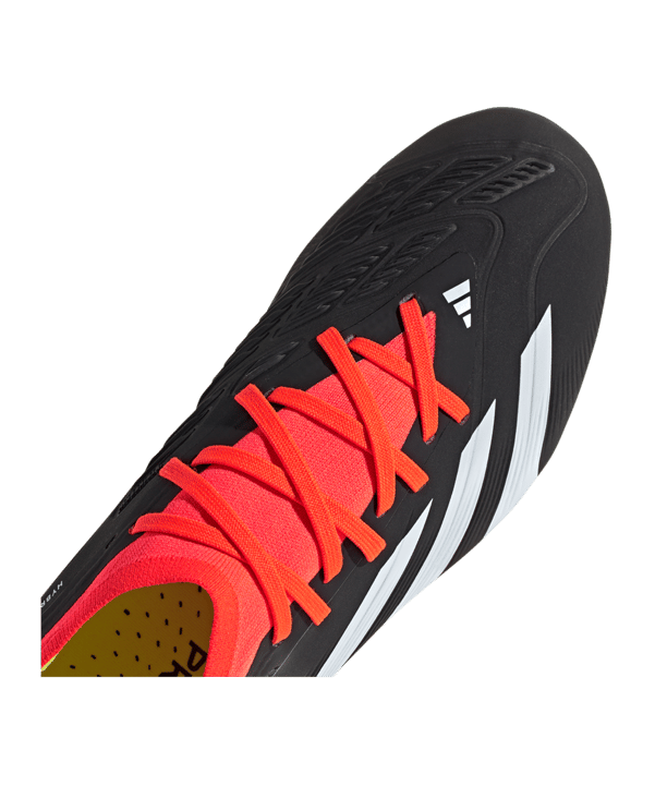 adidas Predator Pro MG Solar Energy Schwarz Weiss Rot - schwarz