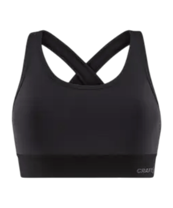 Craft Training Padded Sport-BH Damen Schwarz - schwarz