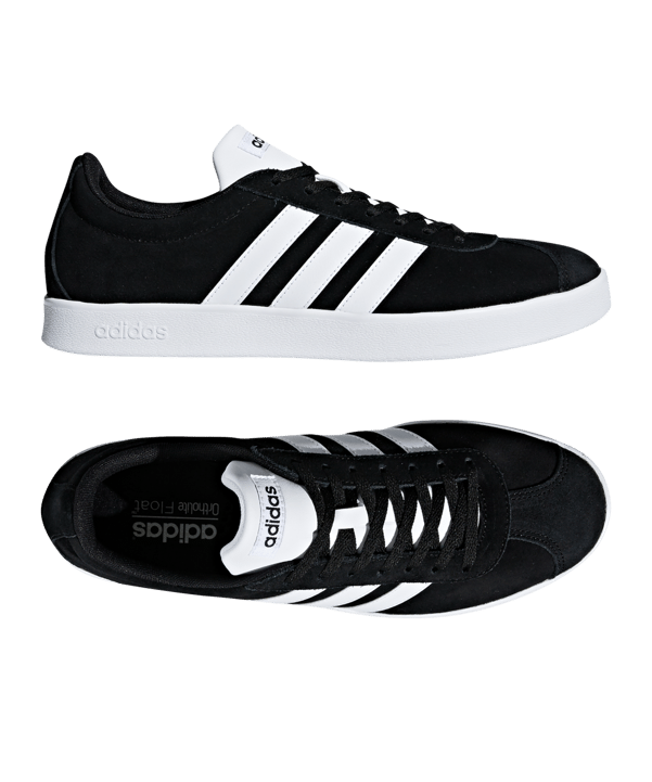 adidas VL Court 2.0 Schwarz Weiss - schwarz