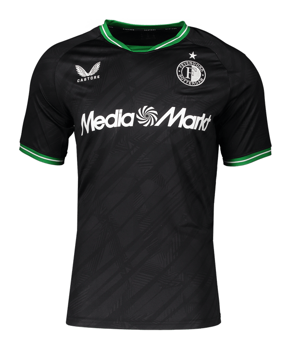 Castore Feyenoord Rotterdam Trikot Away 2024/2025 Schwarz F010 - schwarz