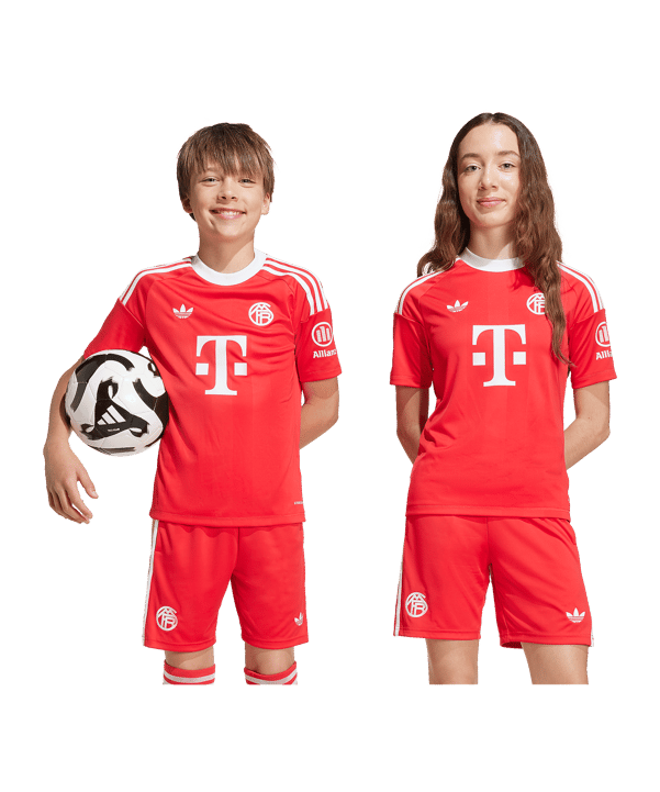 adidas FC Bayern München Torwarttrikot 3rd 2025/2026 Kids Rot