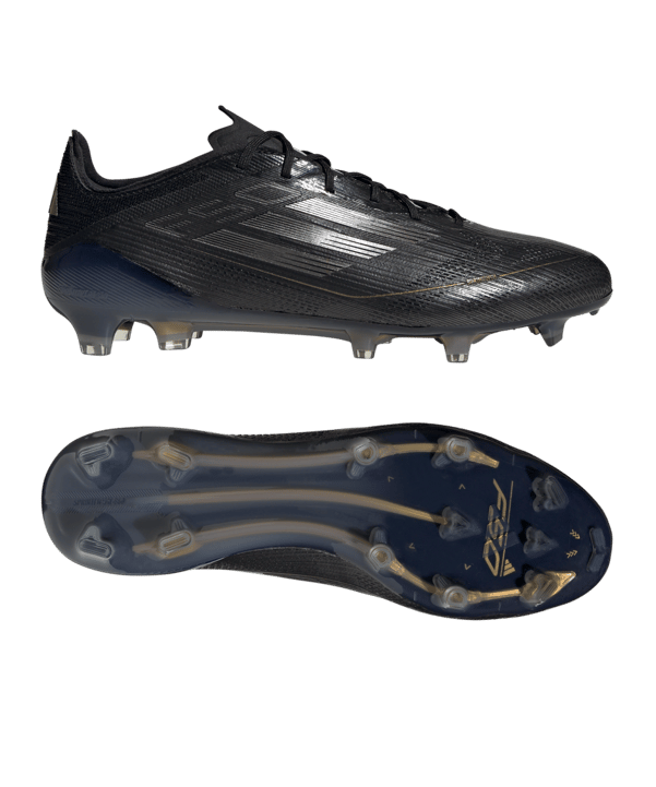 adidas F50 Elite FG Dark Spark Schwarz Grau - schwarz