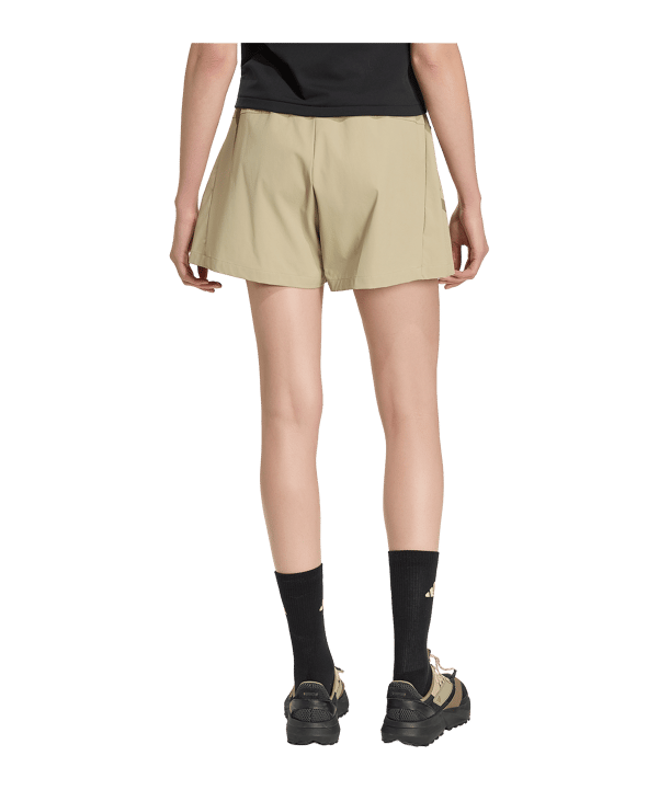 adidas Z.N.E Short Damen Braun - braun