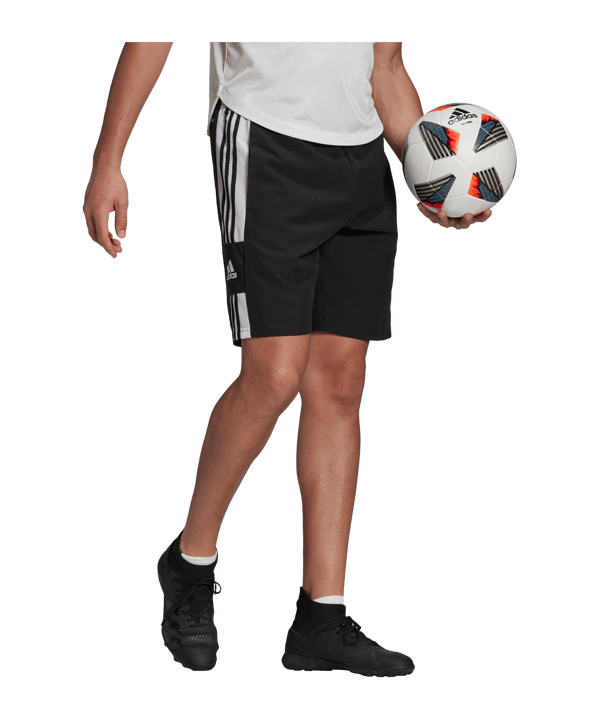 adidas Squadra 21 DT Short Schwarz Weiss - schwarz