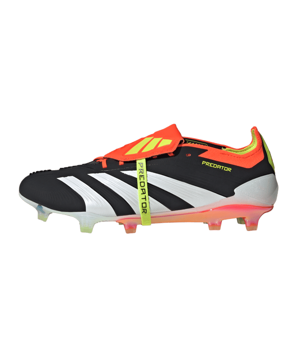 adidas Predator Elite FT FG Solar Energy Schwarz Weiss Rot - schwarz