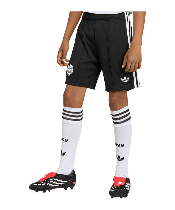adidas Eintracht Frankfurt Pantaloncini Away 2026/2027 Bambini Nero - nero
