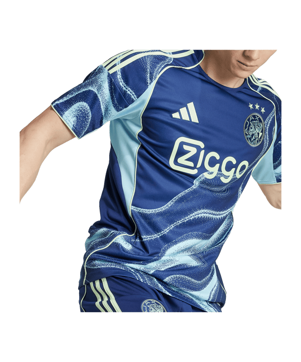 adidas Ajax Amsterdam Trikot Away 2025/2026 Blau - blau