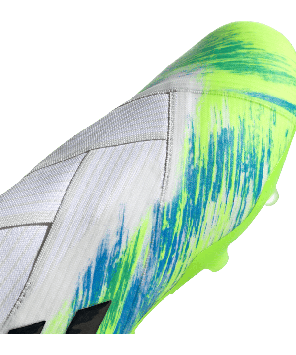 adidas NEMEZIZ Uniforia 19+ FG J Kids Weiss Grün - weiss