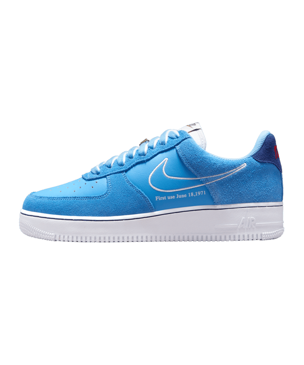 Nike Air Force 1 Blau Weiss F400 - blau