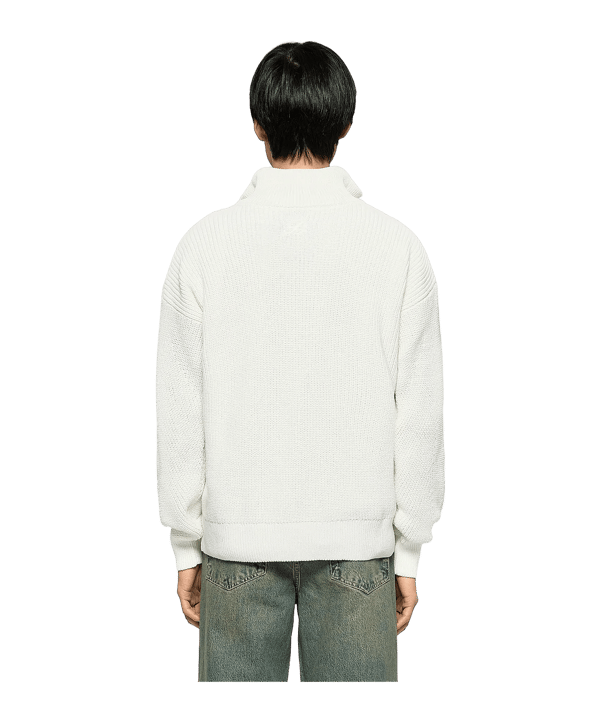 Burocs Half-Zip felpa crema - beige