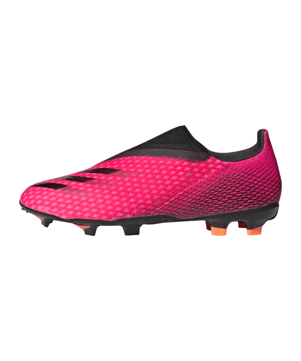adidas X GHOSTED.3 LL FG Superspectral Pink Schwarz Orange - pink