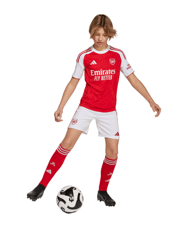 adidas FC Arsenal London Trikot Home 2025/2026 Kids Rot - rot