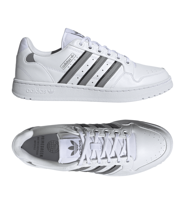 adidas Originals NY 90 Stripes Weiss Grau Schwarz - weiss