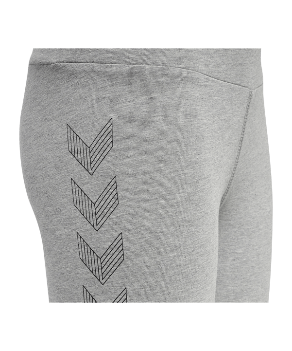 Hummel Move Grid Cotton Leggings Kids Grau F2006 - grau
