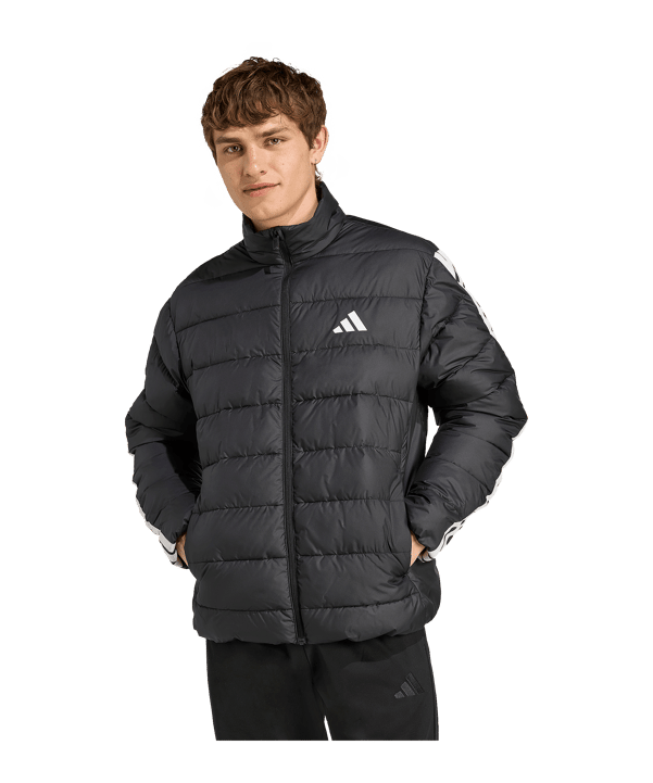adidas Essentials Climawarm 3 Stripes Synthetic Down Jacke Schwarz - schwarz