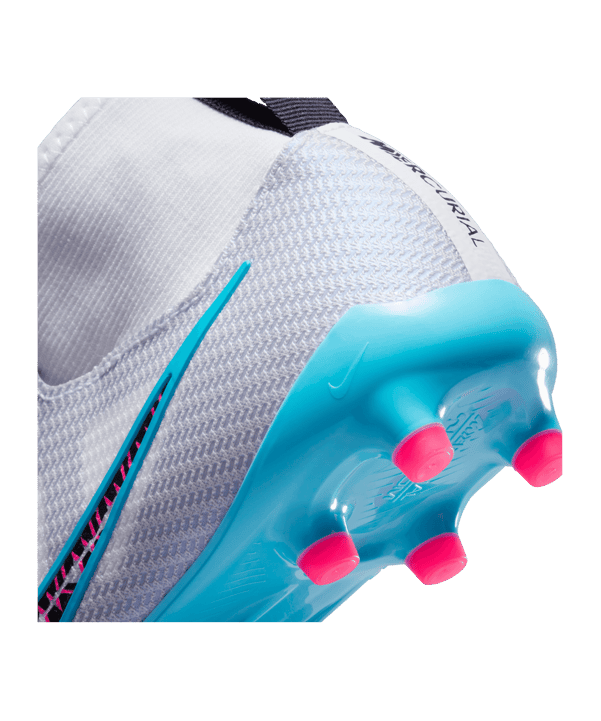 Nike Air Zoom Mercurial Superfly IX Pro FG Blast Weiss Blau Pink F146 - weiss