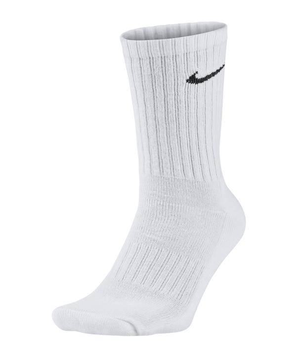 Nike Value Cushioned Crew 3er Pack Socken F101 - weiss
