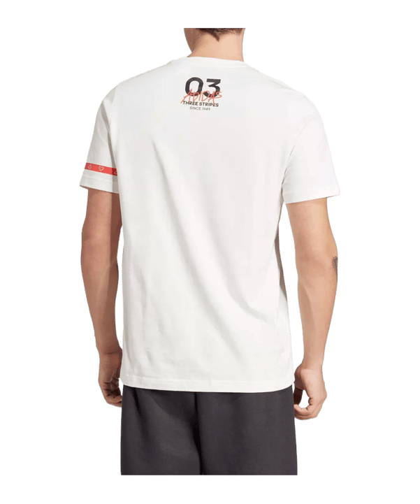 adidas T-Shirt Weiß - weiss