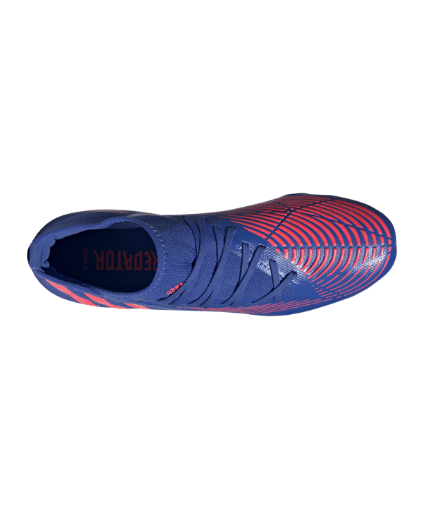 adidas Predator EDGE.3 FG Sapphire Edge Blau Rot - blau