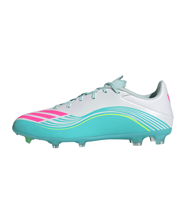 adidas F50 League FG/MG Messi Aurora Radiante Weiß - weiss