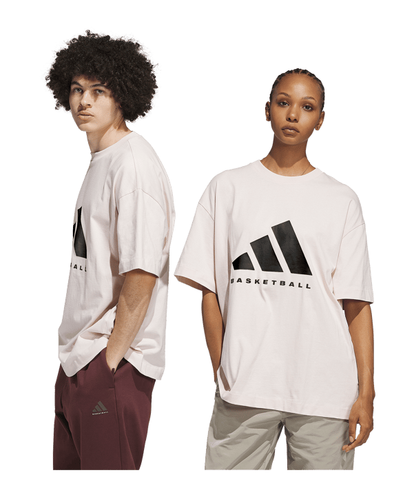 adidas Adi Basketball T-Shirt Rosa - rosa