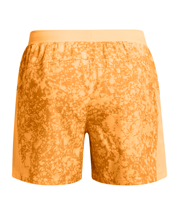 Under Armour Launch 5in Print Short Orange F803 - orange