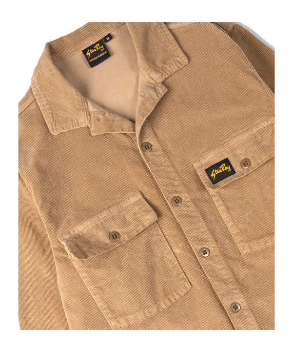 Stan Ray Cord CPO Jacke Braun - braun